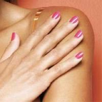Manicure. Gepflegter Hand, schöne Nägel