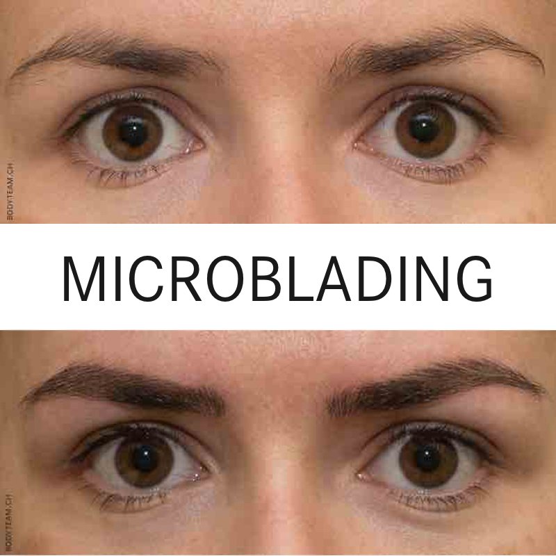 Microblading für Augenbrauen, weil schöne und klar definierte Augenbrauen einem Gesicht Charakter verleihen .
